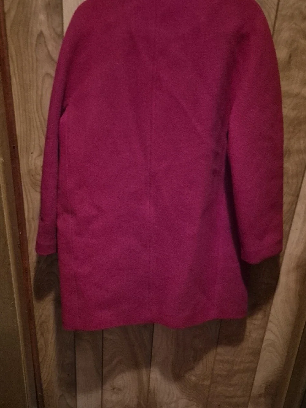 J. Crew Women's Raspberry Wool Peacoat